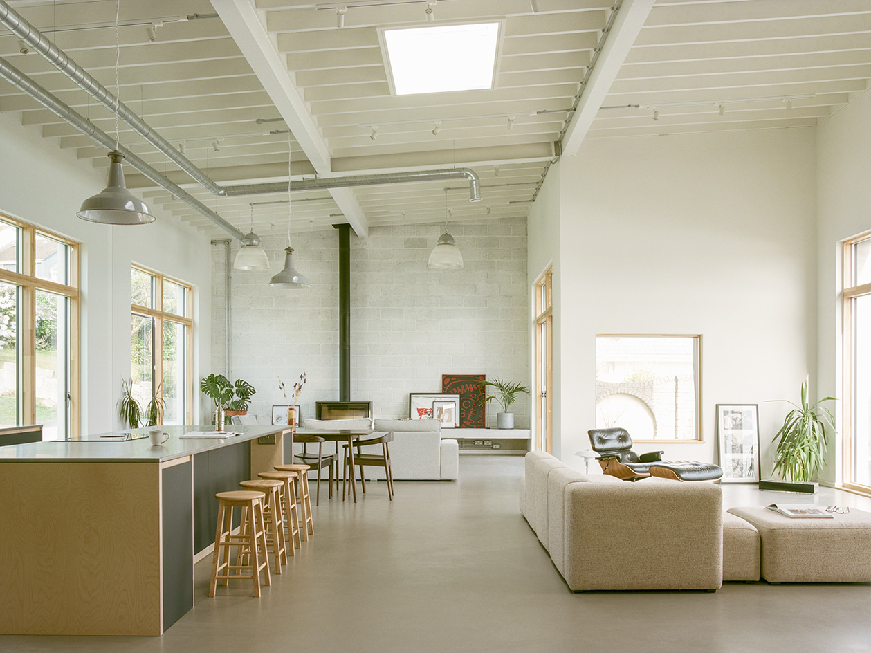 living space of cornwall house by of Architecture