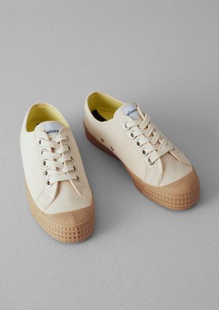 Novesta Star Master Plimsolls | Ecru/transparent