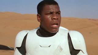 Finn in Star Wars: The Force Awakens