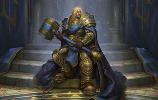 Your reward for wins with all nine classes is a Paladin portrait that uses this sweet new Arthas art.