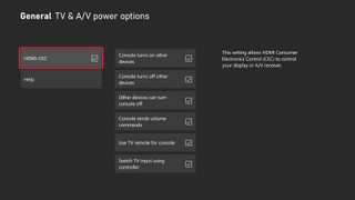 Enabling HDMI-CEC on Xbox
