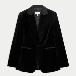 Velvet blazer from M&S