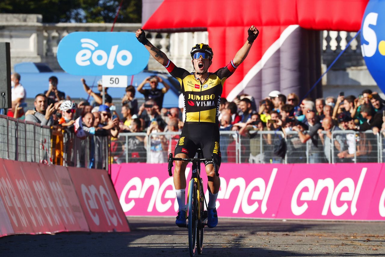 Milano Torino 2021 102nd Edition Magenta Torino Superga 190 km 06102021 Primoz Roglic SLO Jumbo Visma photo Luca BettiniBettiniPhoto2021