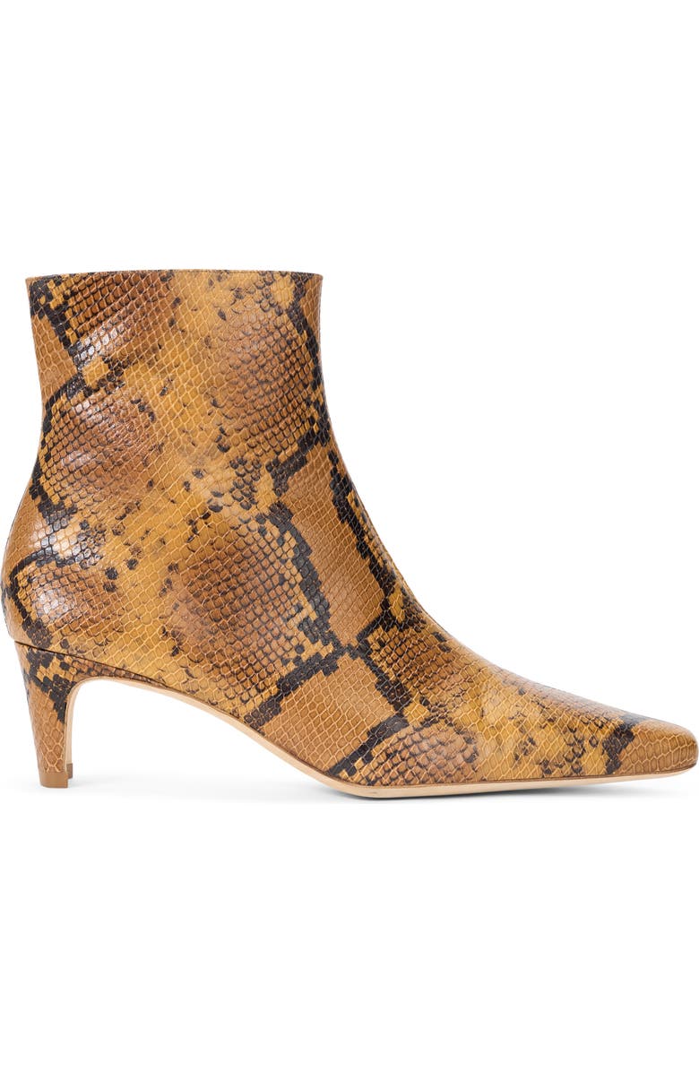 Wally Snakeskin Embossed Bootie