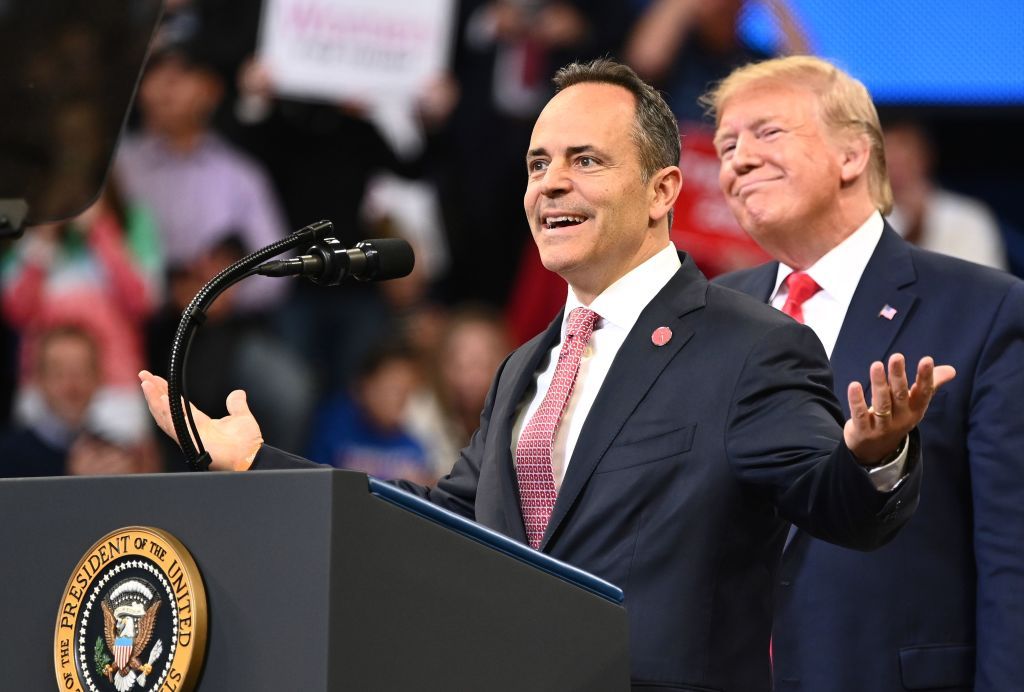 Matt Bevin and Donald Trump,