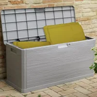 Toomax 280L Wood Effect Garden Storage Box |&nbsp;£30 at Argos