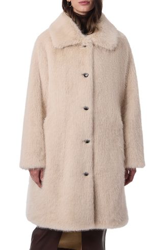 Faux Fur Swing Coat