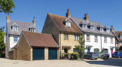 Fig 2: St Antony’s Square in Sherborne is an excellent small town-centre infill, reflecting a variety of local idioms and materials. Picture: Roger White