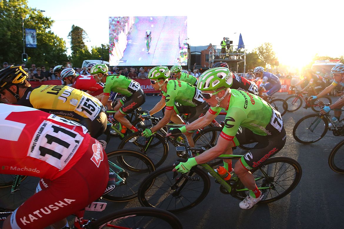 Tom-Jelte Slagterin the peloton
