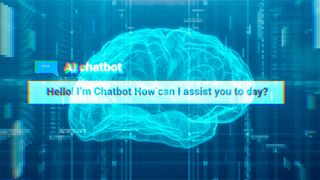 A digital image representing an AI chatbot