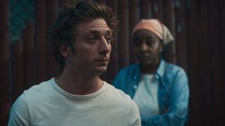 Jeremy Allen White and Ayo Edebiri in "The Bear"