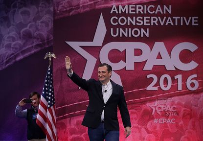 Ted Cruz at CPAC on Friday.