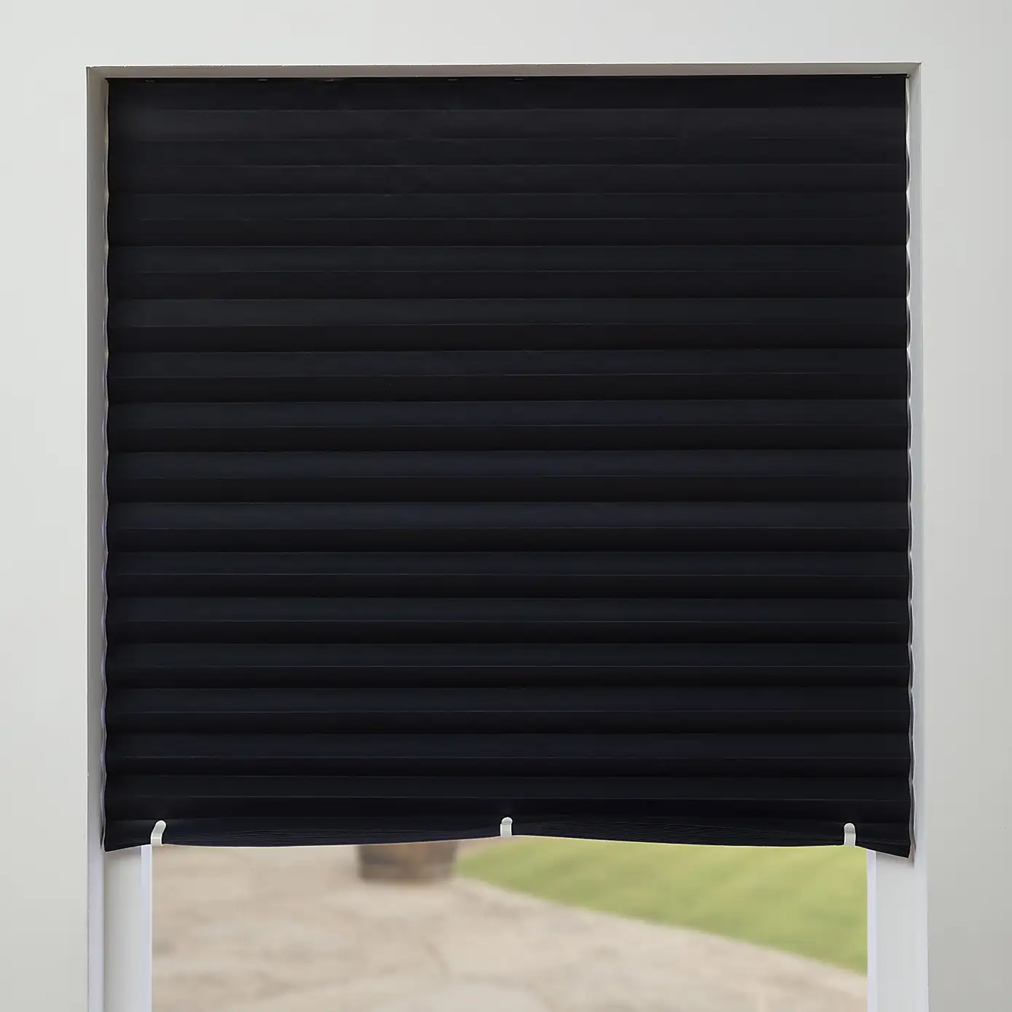 Dunelm pleated paper blackout blind