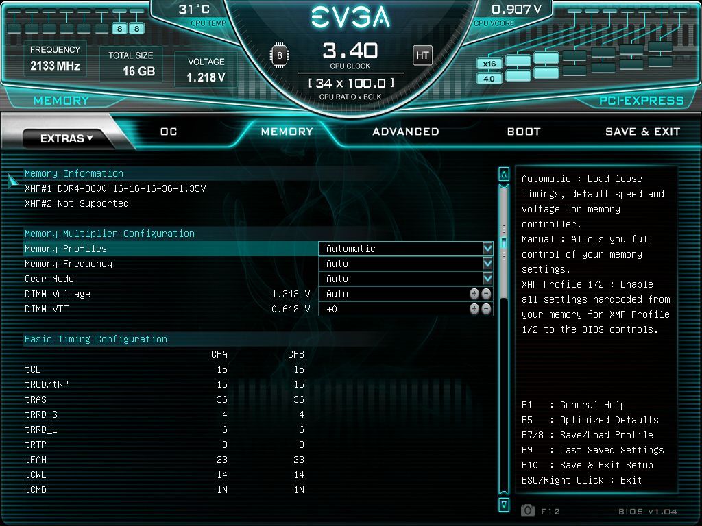 EVGA Z590 Dark - BIOS