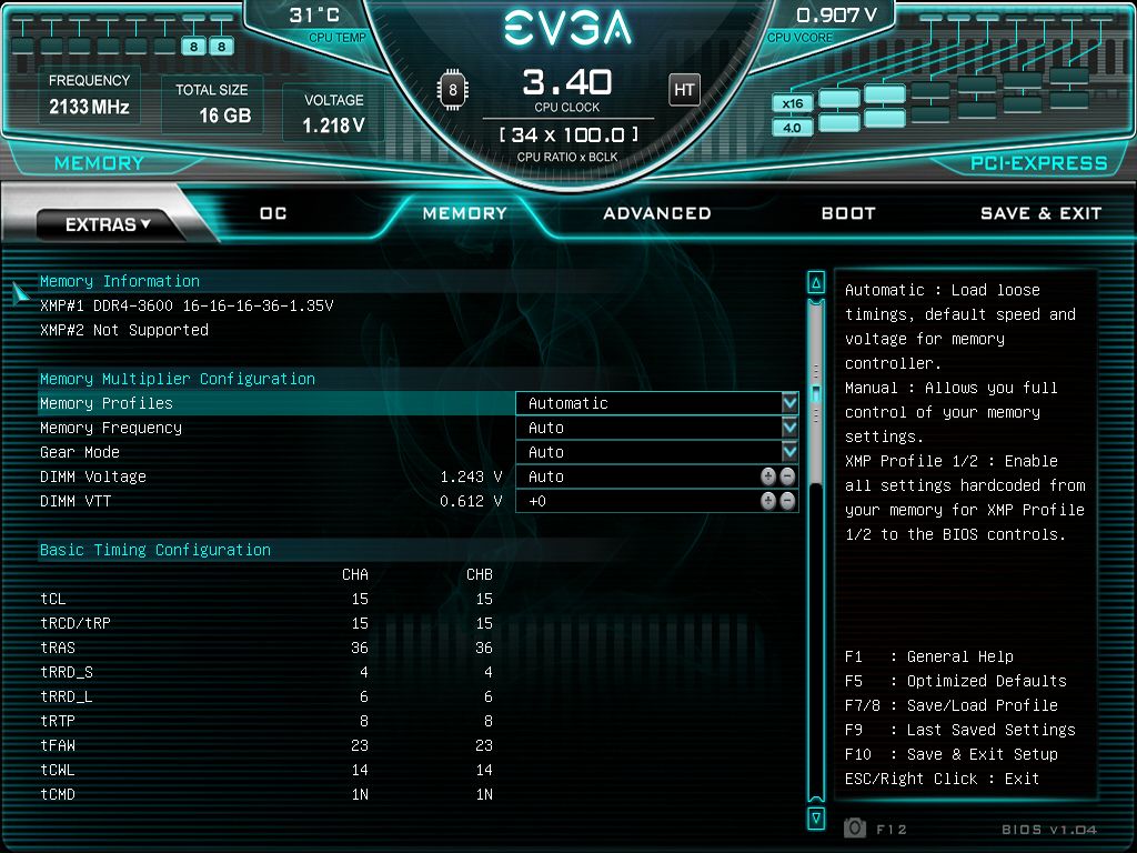 EVGA Z590 Dark - BIOS
