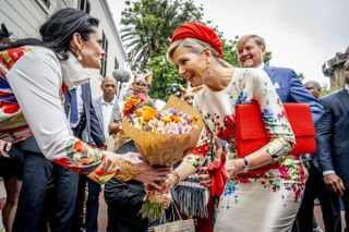 Queen Maxima's floral outfit