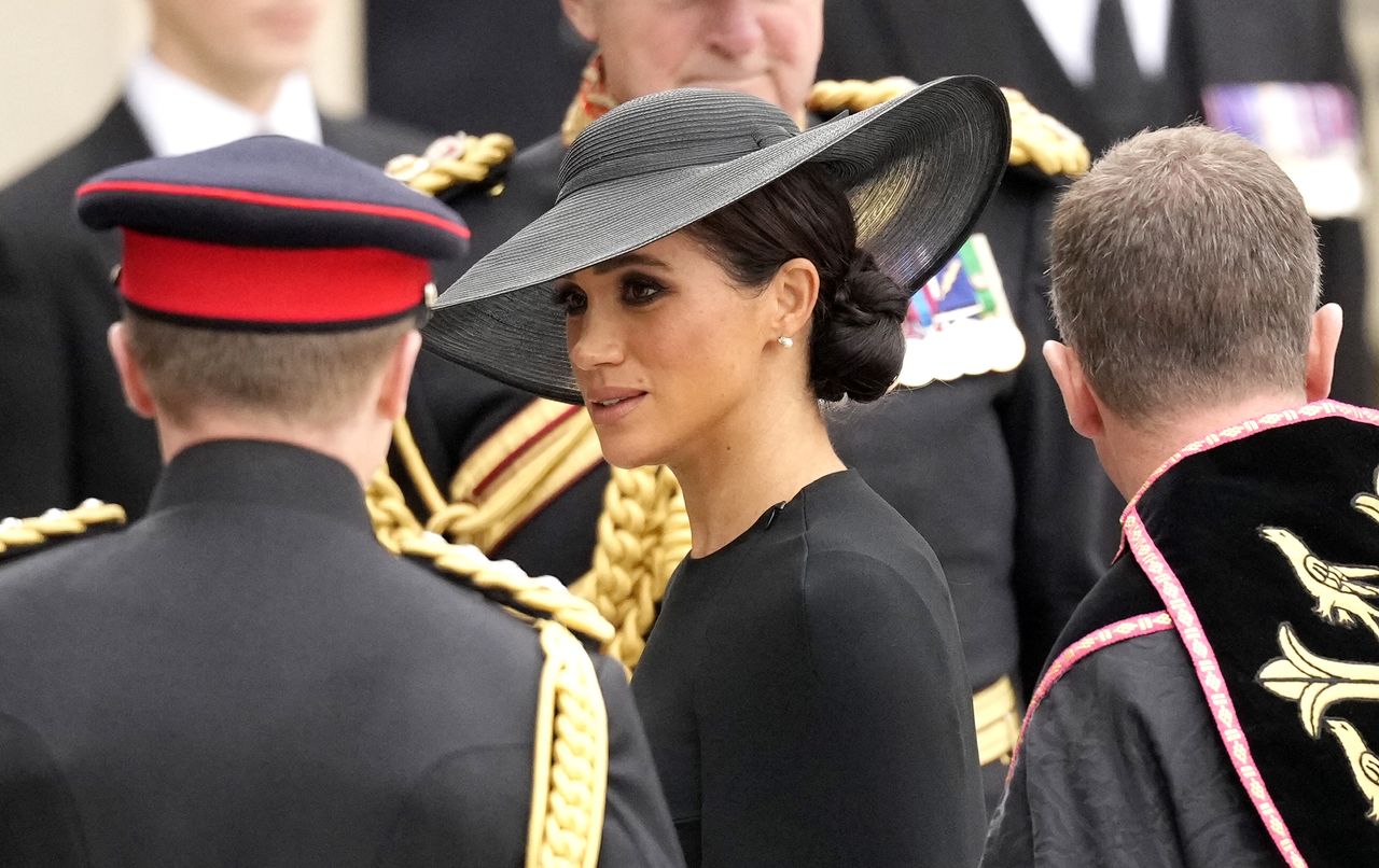 Meghan Markle at the Queen&#039;s funeral