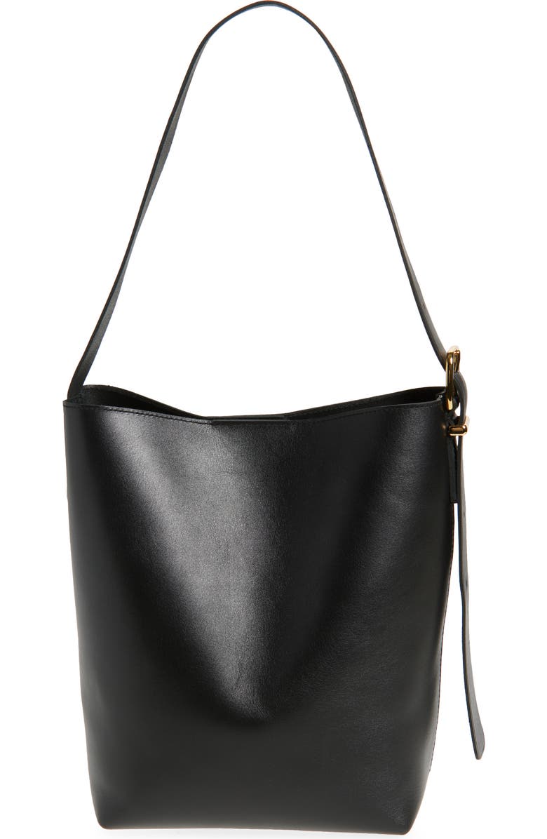 The Medium Essential Leather Bucket Tote