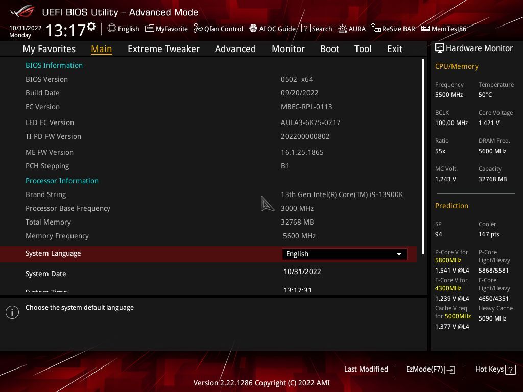 Asus ROG Maximus Z790 Hero