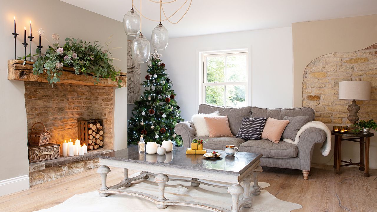 Laura and Mark Stubbs converted mill house comes into its own at Christmas