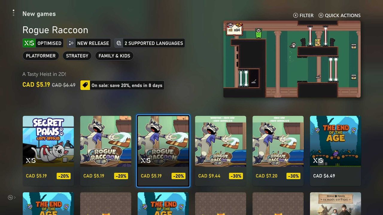 Bundle spamming in Microsoft Store.