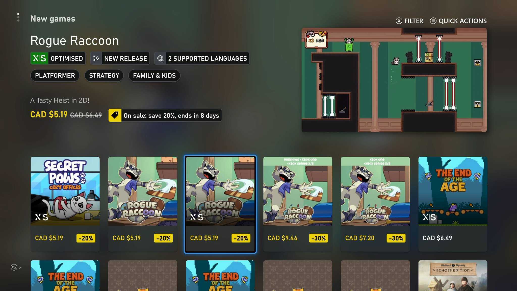 Bundle spamming in Microsoft Store.