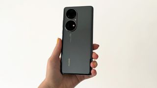 Huawei P50 Pro review: phone from the back up close
