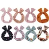 Sea Team Twist Bow Wired Headbands Scarf Wrap Hair Accessory Hairband