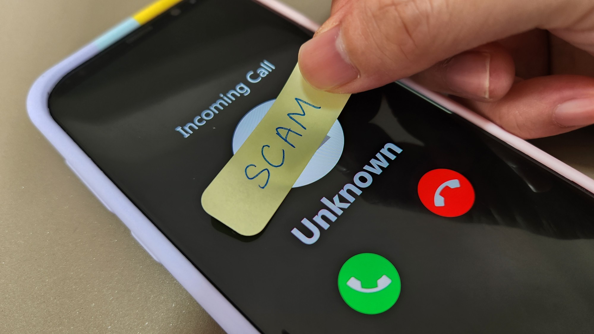 Scam phone call