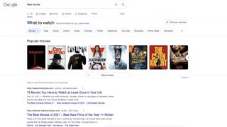 Movie Search Results