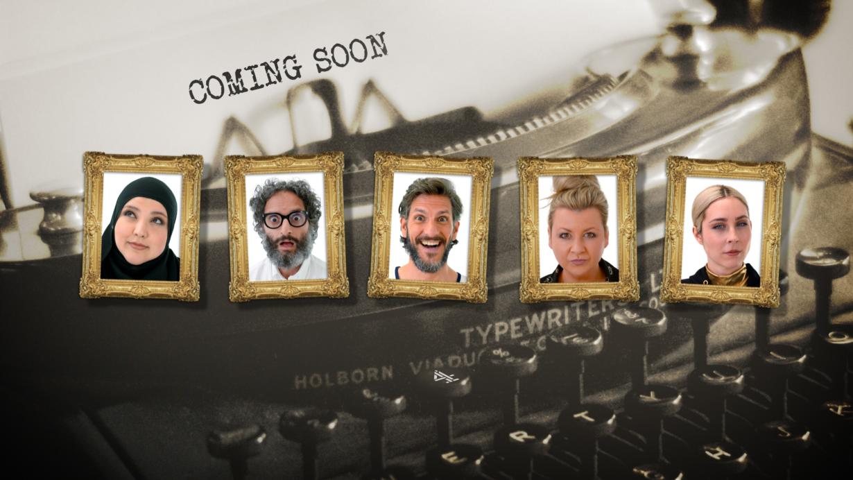 A line-up of comedians competing in Taskmaster season 19.