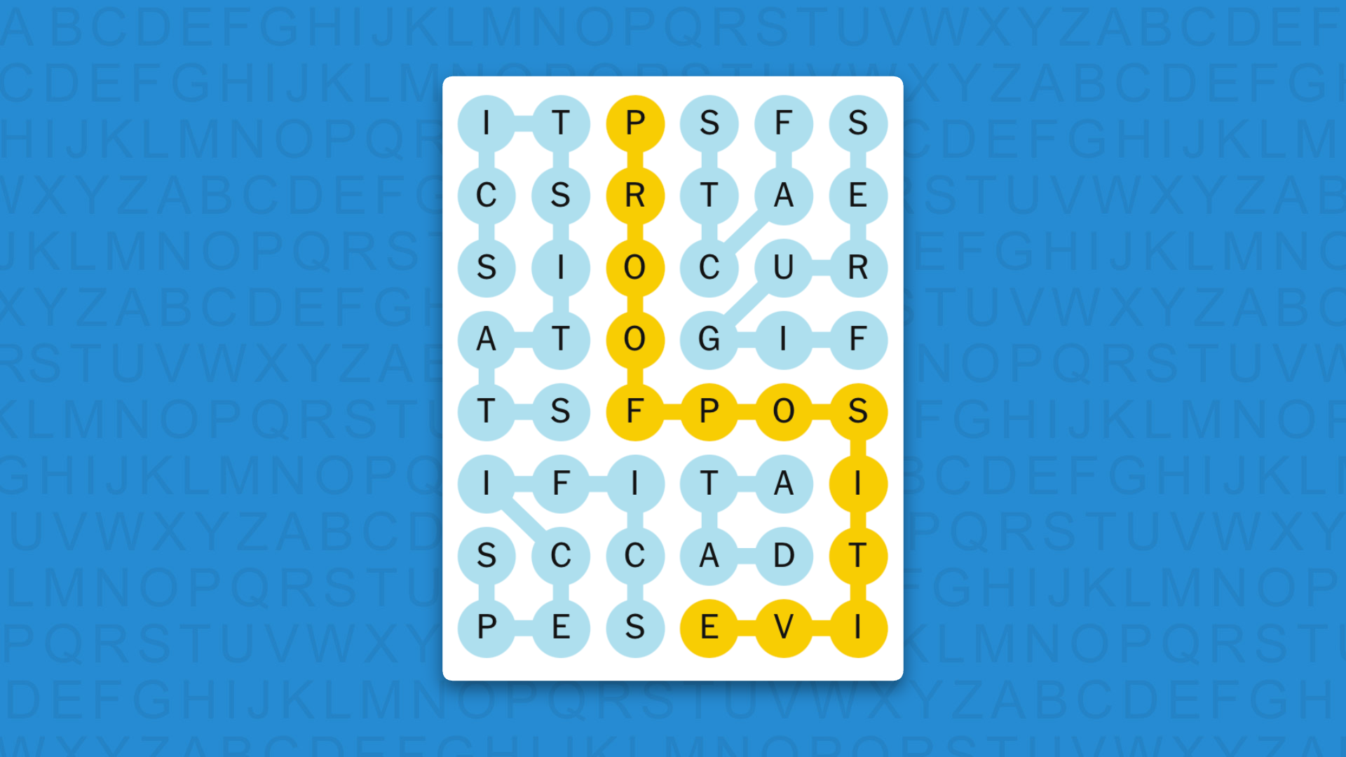 NYT Strands answers for game 890 on a blue background