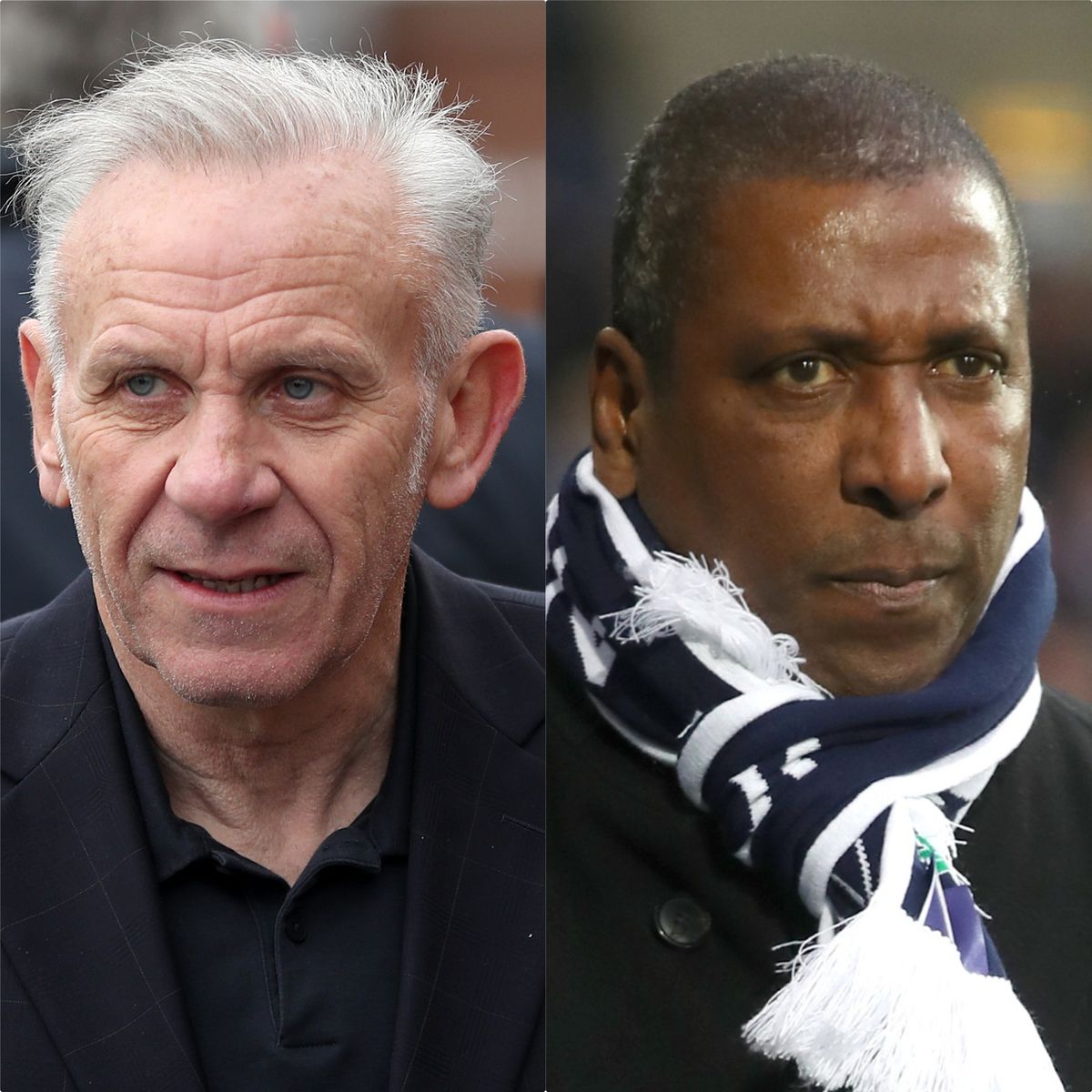 Peter Reid and Viv Anderson are among a group calling for more research into the link between heading and dementia (David Davies/Nick Potts/PA)