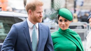 london, england march 09 prince harry, duke of sussex and meghan, duchess of sussex attend the commonwealth day service 2020 on march 09, 2020 in london, england photo by samir husseinwireimage