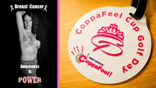 Corrine Binks has raised over £16,000 so far for CoppaFeel Charity