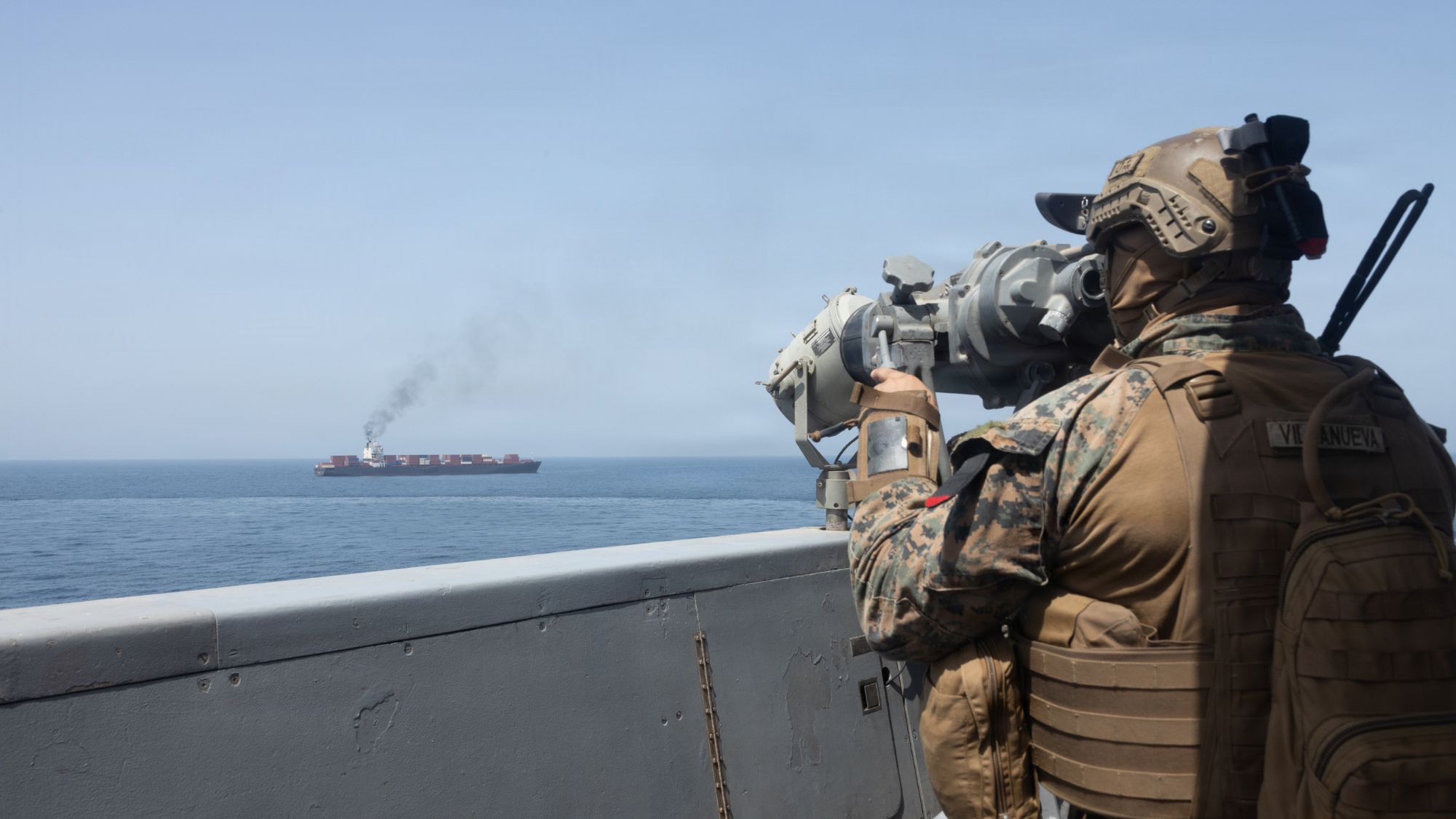  U.S. forces patrolling the Arabian Sea 