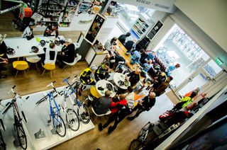 cycling cafe