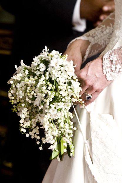 Kate's bouquet had a subtle nod to her soon-to-be-husband.