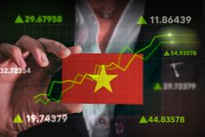 Vietnamese stocks concept