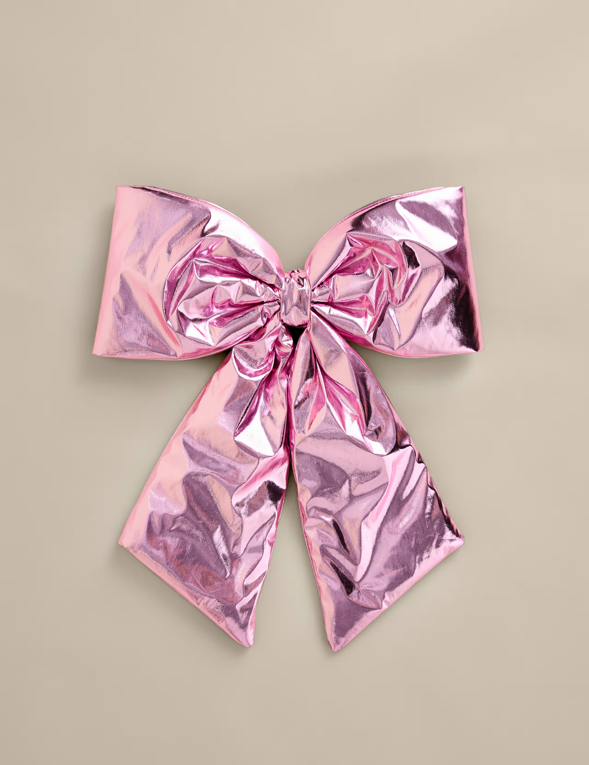 Marks and Spencer, Pink Metallic Hanging Bow Decoration