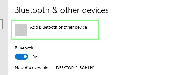 Bluetooth in Windows