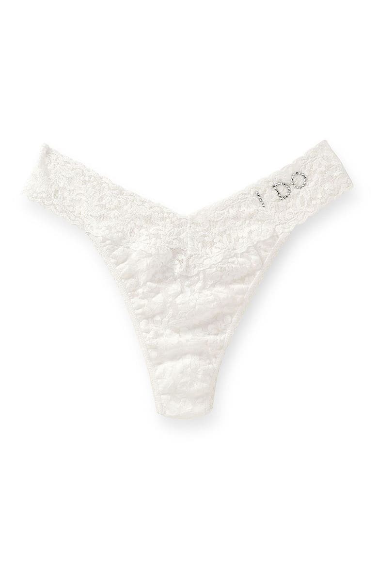 'i Do' Swarovski Crystal Original Rise Thong