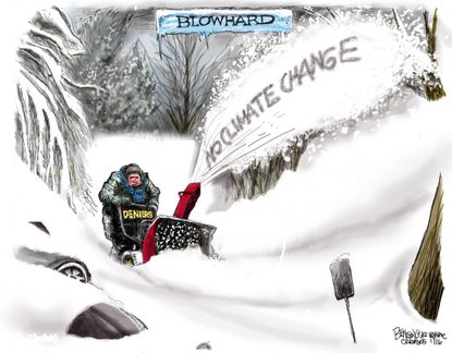 Editorial Cartoon U.S. Blizzard 2016