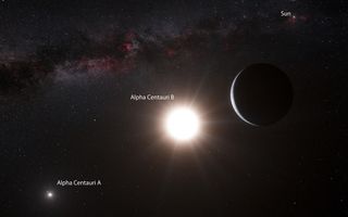 Alien Planet Around Alpha Centauri B