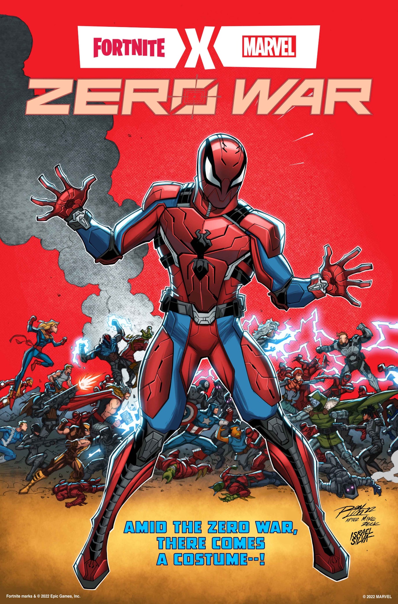 Fortnite X Marvel: Arte promocional de Zero War