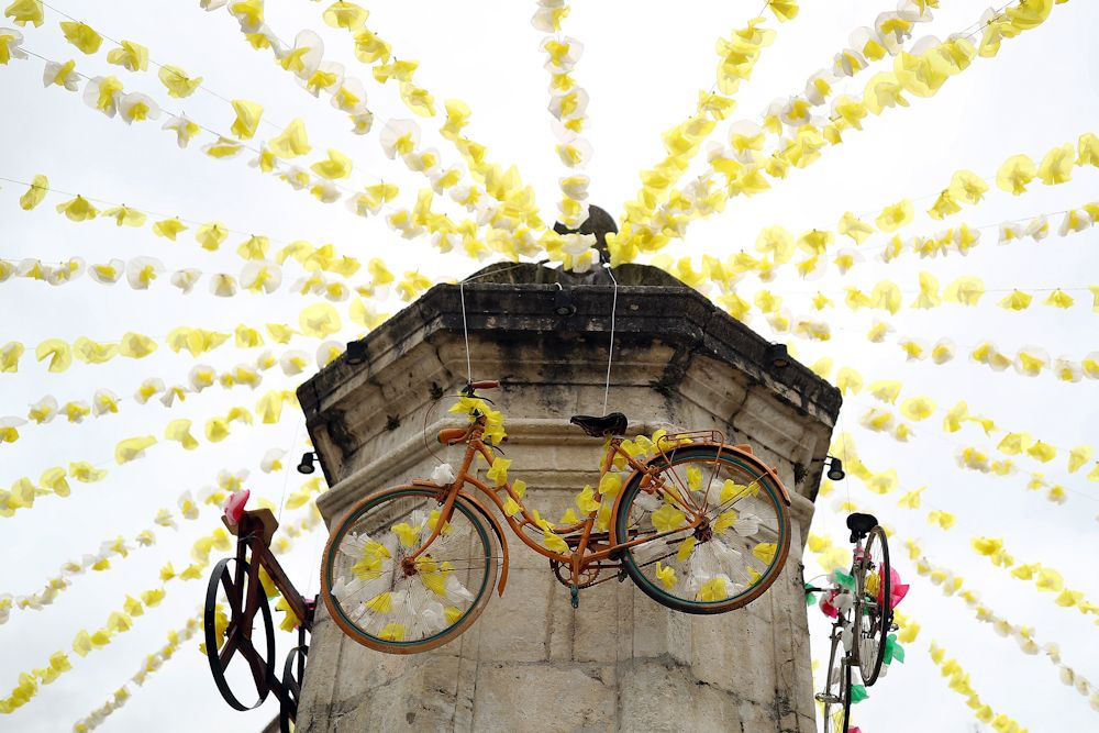 Towns along the route dress up for the Tour and their chance to shine