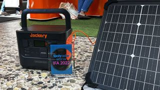 TechRadar best of IFA 2022 Award mit Jackery Solar Generator 1000 Pro.