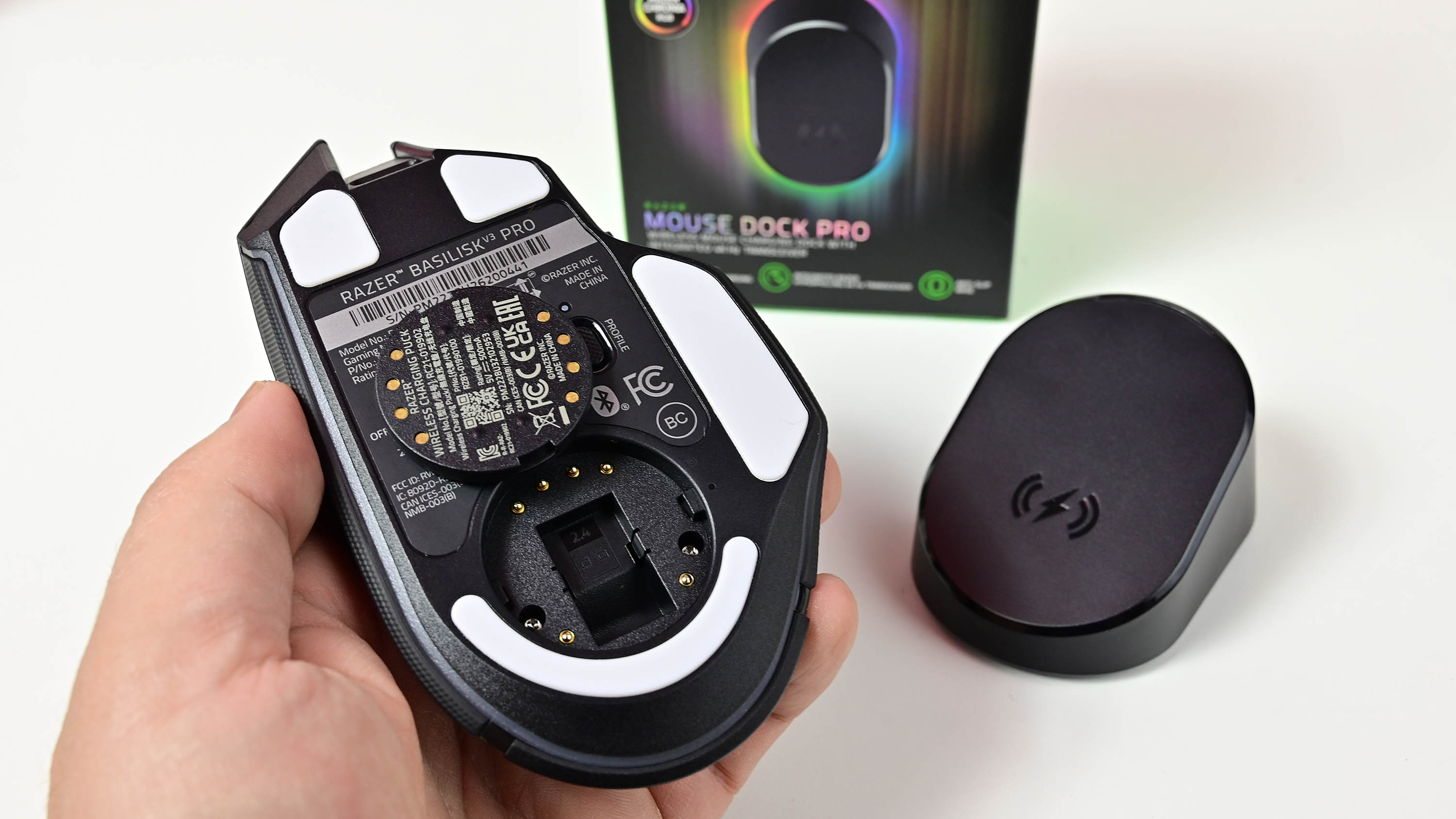 Razer Basilisk V3 Pro and Mouse Dock Pro