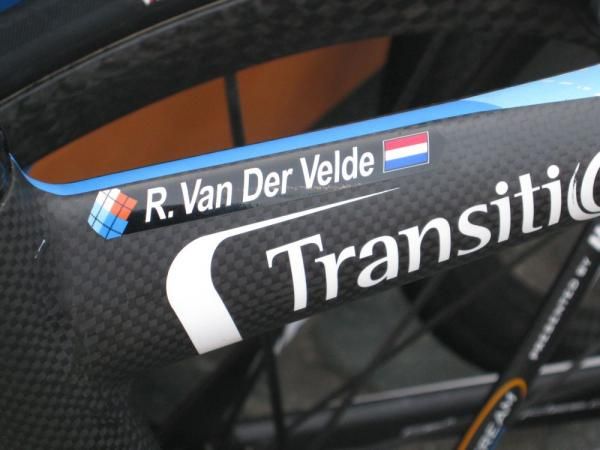 This is Riccardo Van Der Velde's bike