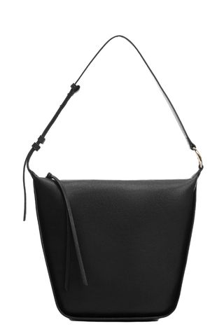 Faux Leather Hobo Bag